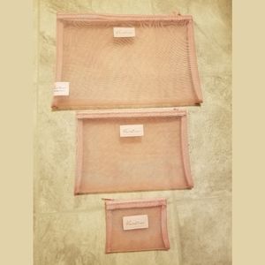 KanCan Set of 3 Mesh Zippered Bags